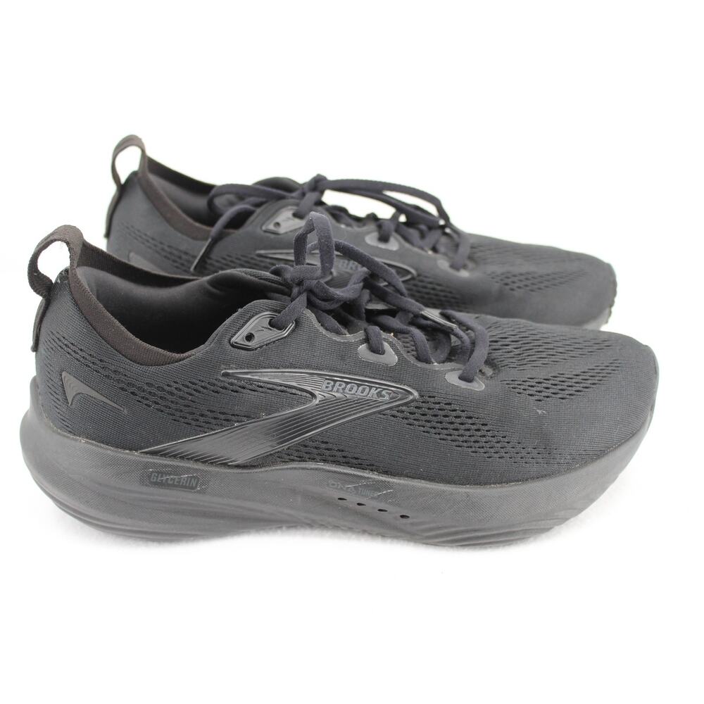 Brooks Men's Glycerin 22 Lace Up Athletic Running Shoes Black Size 10